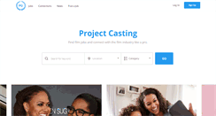 Desktop Screenshot of projectcasting.com