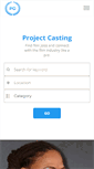 Mobile Screenshot of projectcasting.com